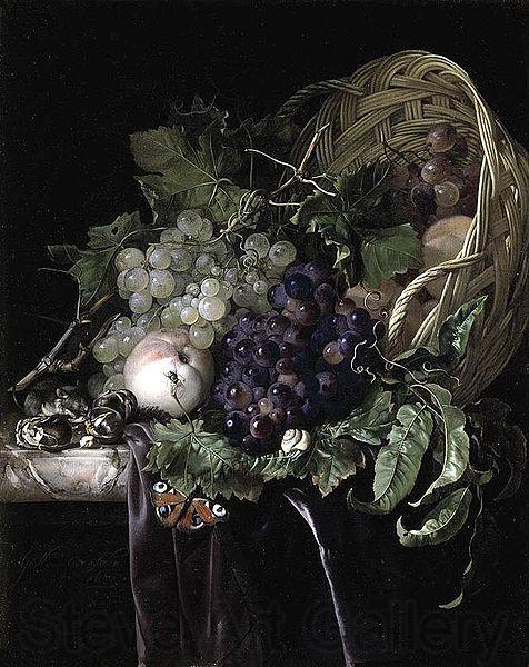 Aelst, Willem van Fruit Still-Life Norge oil painting art